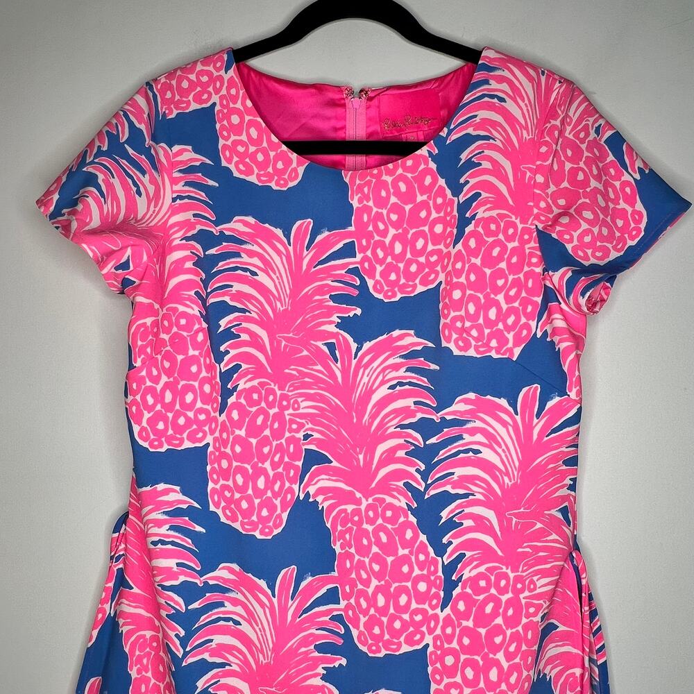 Lilly Pulitzer Blanca Romper Pineapple Mini Dress Size 6 - Picture 6 of 8